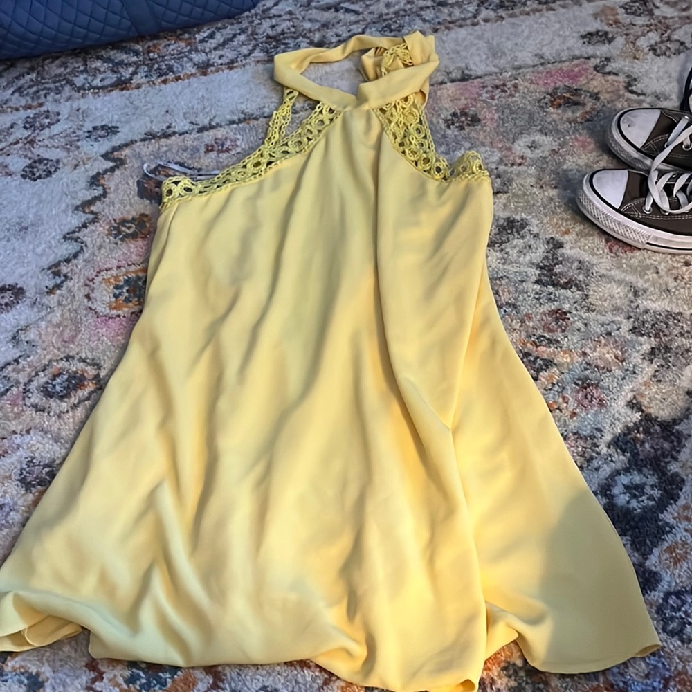 Yellow summer dress